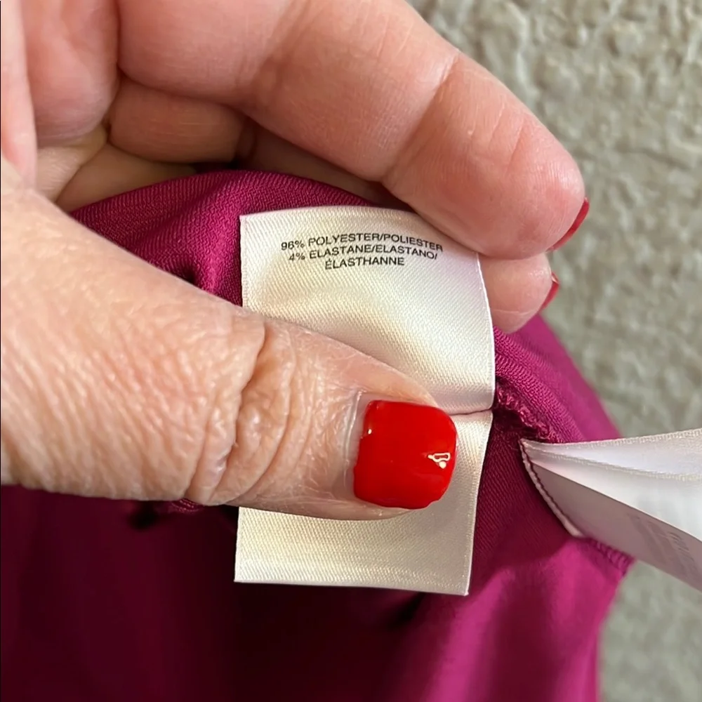 Jones Studio Magenta Sleeveless  Dress Top size XL - Picture 3 of 6